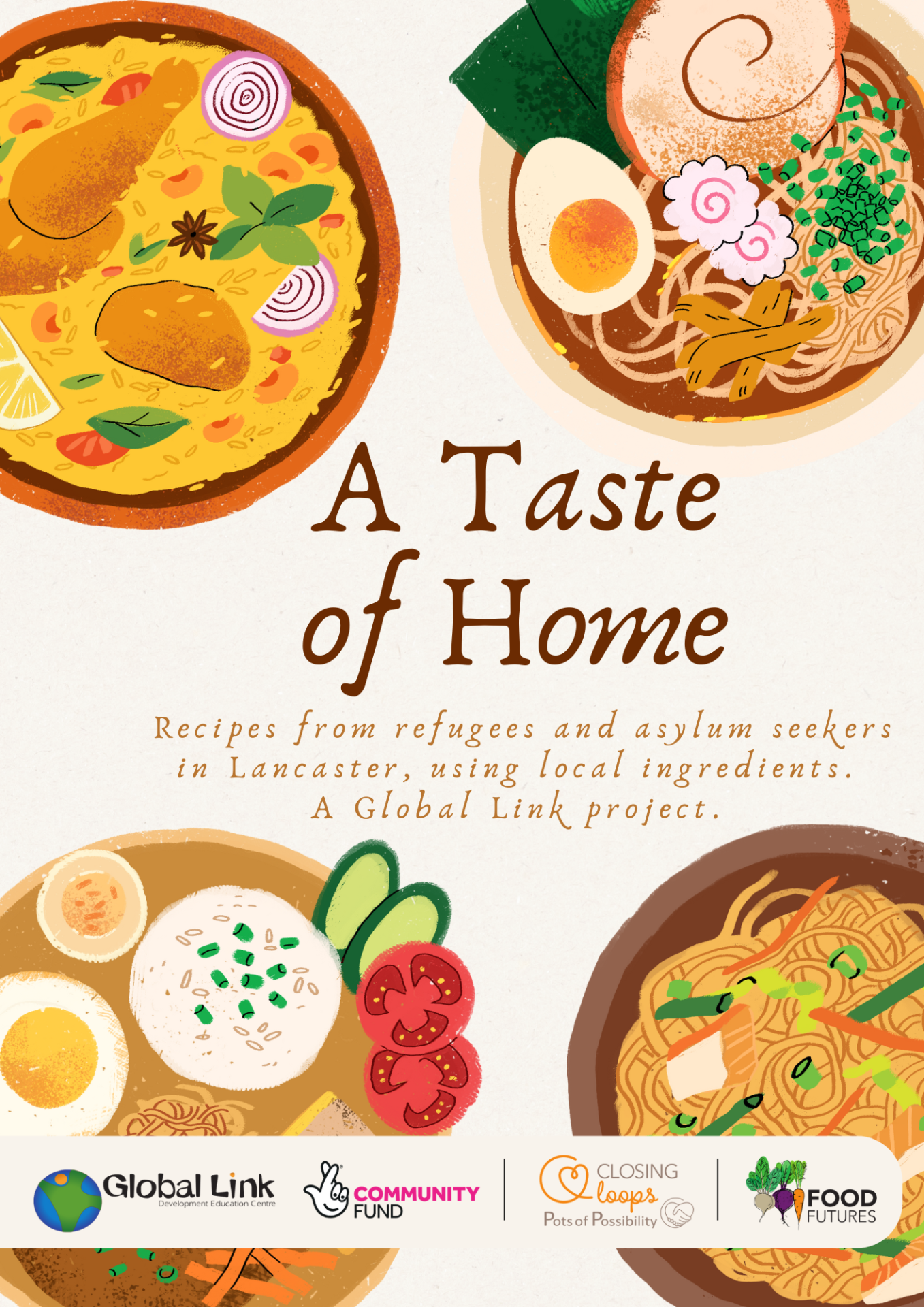 Image of the title page of the Taste of Home recipe booklet