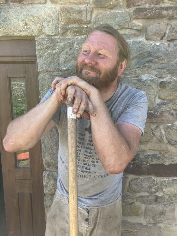 2025 FarmStarter Chris pictured at The Plot
