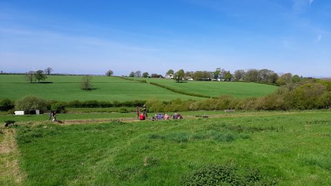 Volunteers working at Summerhouse Community Farm